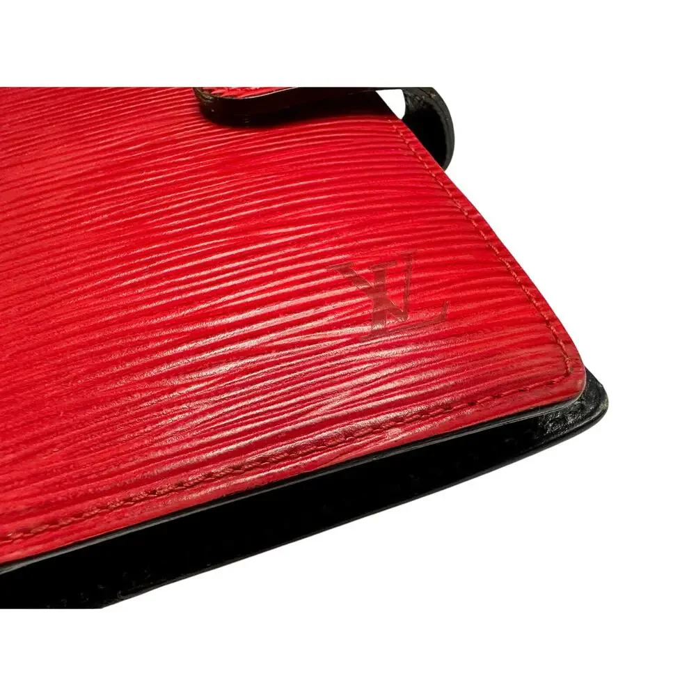 Louis Vuitton Red Epi Agenda